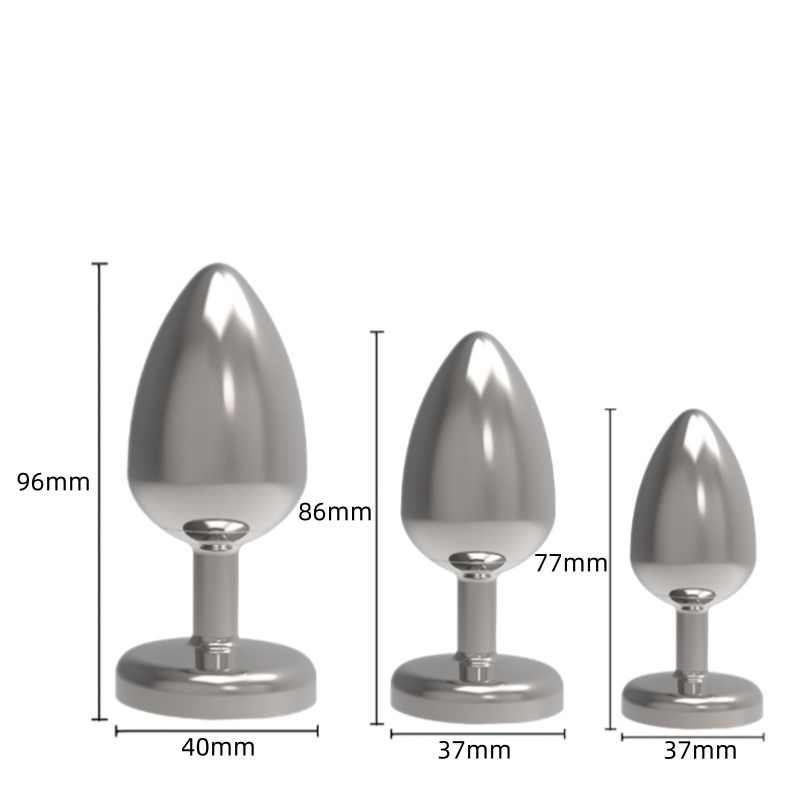 InHapX304 Metal Vibrating Anal Plug